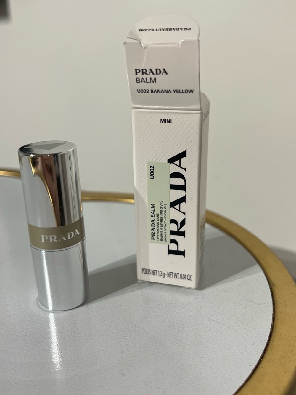 Prada Lip Balm U002 Banana Yellow